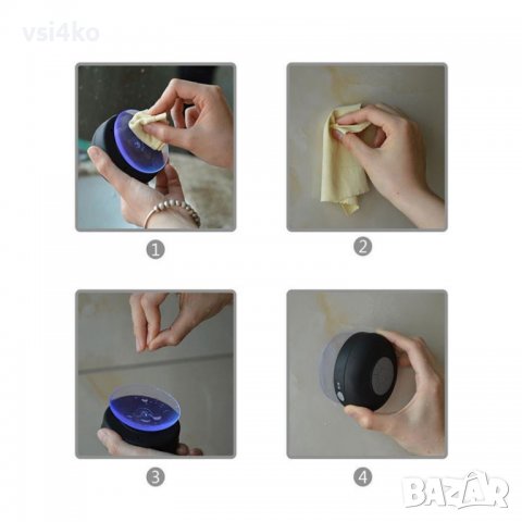 Bluetooth колонка за баня, снимка 5 - Други стоки за дома - 39598443