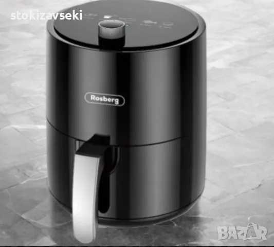 Фритюрник, 1200W, 2.5л. до 200°C, Черен, снимка 1