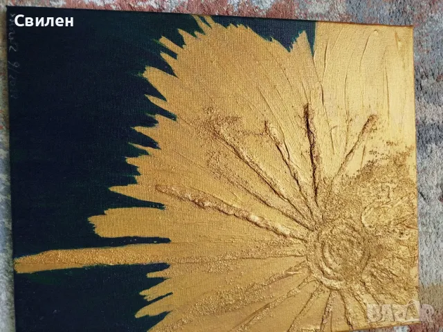 Абстрактна авторска картина , снимка 4 - Картини - 48833396