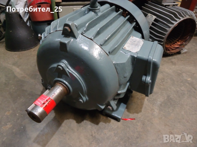 Трифазен ел.нотор 5,5 KW - 1400 об/м., снимка 3 - Електродвигатели - 53579239