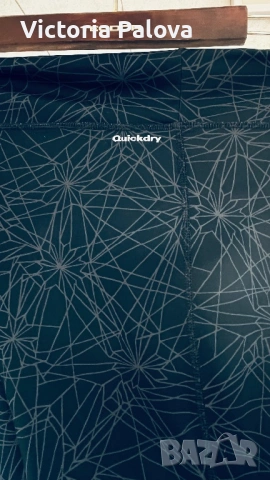 Спортен клин QUICKDRY с геометричен принт, снимка 4 - Клинове - 53728431