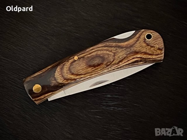 Сгъваем нож (острието - 8,2 см) за лов, туризъм или къмпинг Linder. Reisender Medium (330410), снимка 3 - Ножове - 41852130