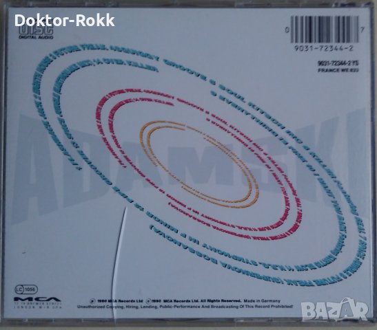 Adamski - Doctor Adamski's Musical Pharmacy (1990, CD) , снимка 2 - CD дискове - 41771325