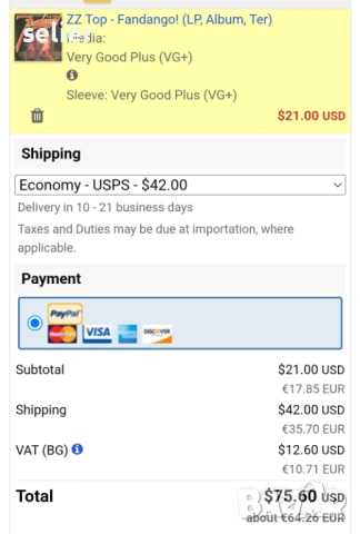 ZZ Top ‎– Fandango! Издание 🇺🇸 USA 1975г Състояние на винила:като звук едната страна е NEAR MINT,д, снимка 13 - Грамофонни плочи - 53660317