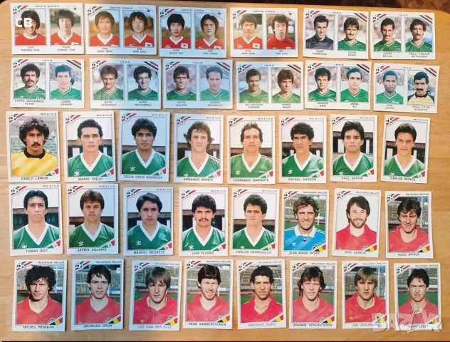 Panini world cup Mexico 86 Espana 82 Панини, снимка 4 - Колекции - 55806378