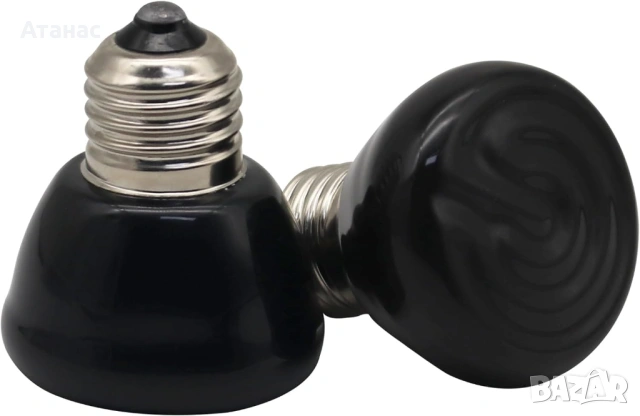 Инфрачервена керамична лампа 75W E27 за отопление на животни