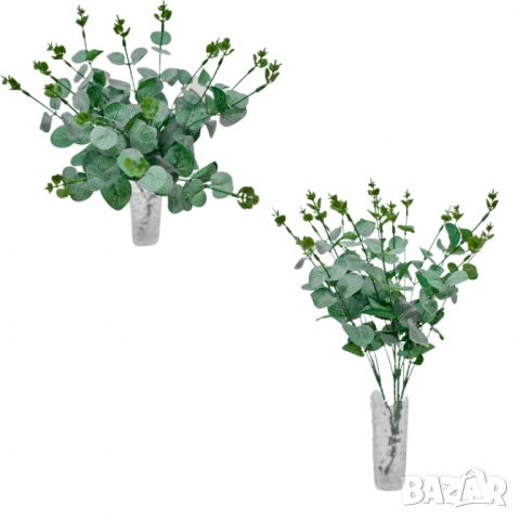 Изкуствен евкалипт – естествена свежест и стил без поддръжка, снимка 7 - Други стоки за дома - 52137817