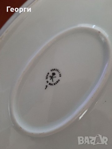 Порцелан голямо плато, снимка 4 - Чинии - 40460365