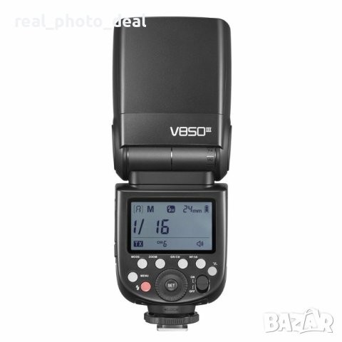 Светкавица Godox V850 III - чисто нова - 2.4G HSS, за Canon, Nikon, Sony, Panasonic, Pentax, Olympus, снимка 3 - Светкавици, студийно осветление - 42234455