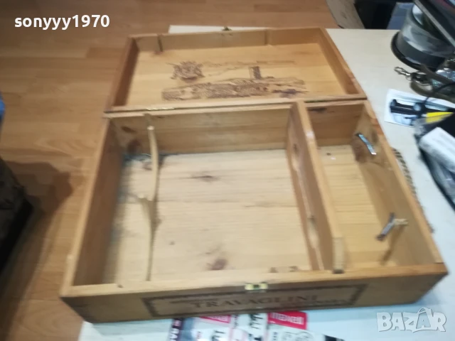 дървена кутия за колекция 31Х21Х11СМ 2507251316LCHERY, снимка 6 - Антикварни и старинни предмети - 51138906