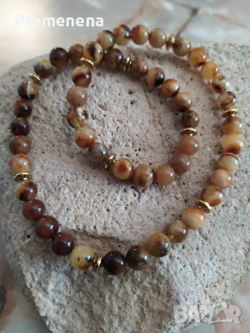 Комплект от естествен Балтийски Кехлибар, снимка 10 - Бижутерийни комплекти - 50162659