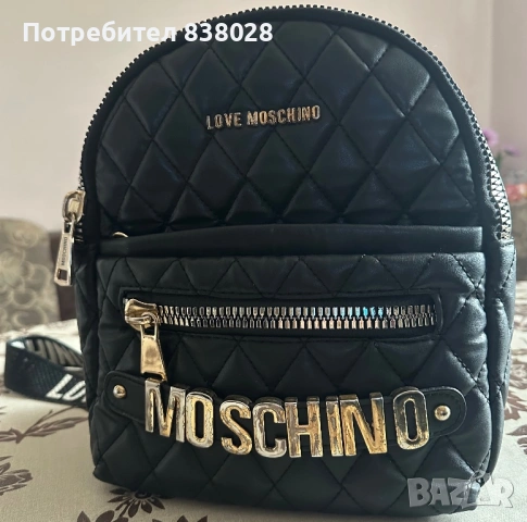 Черна раница Love Moschino