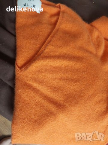 ALLUDE. Size S Кашмир 100% Прекрасен кашмирен пуловер , снимка 4 - Блузи с дълъг ръкав и пуловери - 38508427