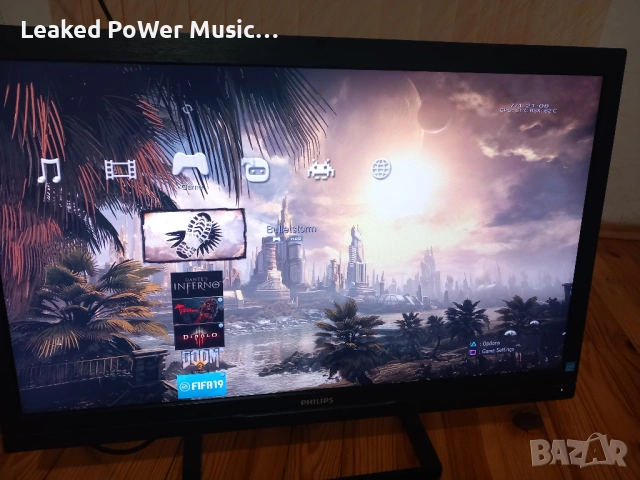 PS3 Slim 120GB Хакнат + игри, снимка 5 - PlayStation конзоли - 53026259