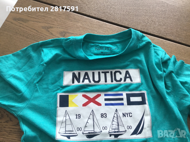 Детска блуза с дълъг ръкав Nautica, размер М 10-12, снимка 4 - Детски Блузи и туники - 44729308