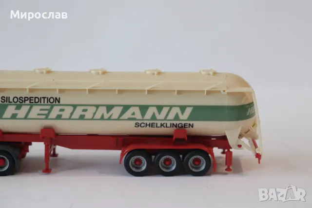 HERPA H0 1/87 SCANIA СИЛОЗ ЦИСТЕРНА МОДЕЛ КОЛИЧКА КАМИОН, снимка 3 - Колекции - 49934512