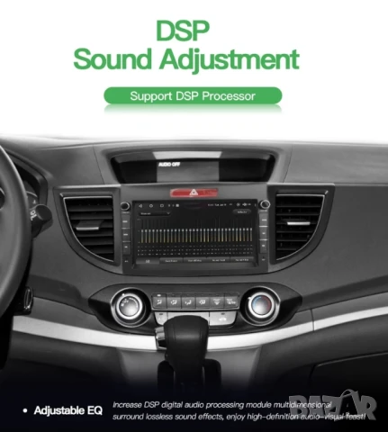 Honda CR-V 2012-2016 8” 2-DIN с Android 14, 4/64GB, снимка 11 - Аксесоари и консумативи - 51014778