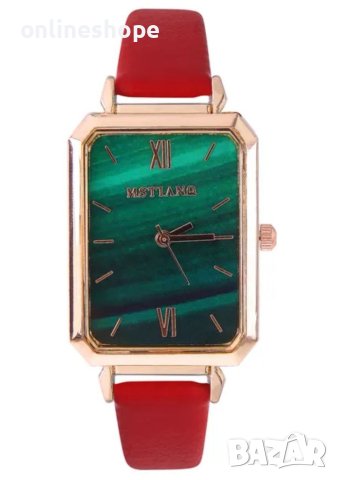 Луксозен ръчен часовник ( Водоустойчив ) 6 цвята, снимка 6 - Дамски - 41142280