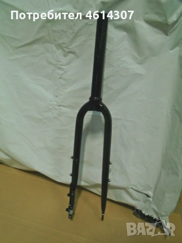 Вилка -  Disc Tange Cromo Steel fork black 1-1.1/8” , снимка 1