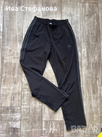 Ново черно дамско класическо 100% оригинал спортно долнище Adidas дишаща  материя Адидас, снимка 4 - Спортни екипи - 51709012