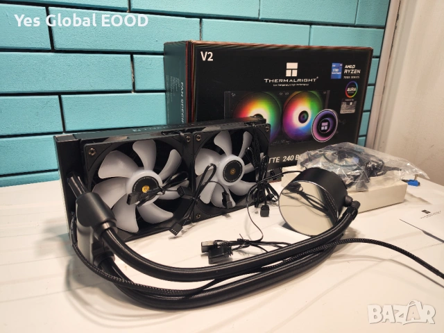 Thermalright Frozen Notte 240 Black ARGB AIO водно охлаждане, снимка 8 - Друга електроника - 53174642