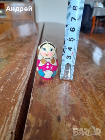 Стар ключодържател Матрьошка #3, снимка 4 - Други ценни предмети - 53608248