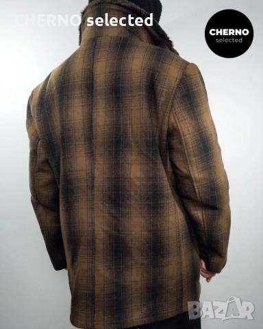 SCHOTT NYC палто с яка от изкуствен косъм – размер XXXL – отлично състояние, снимка 6 - Палта - 53077079