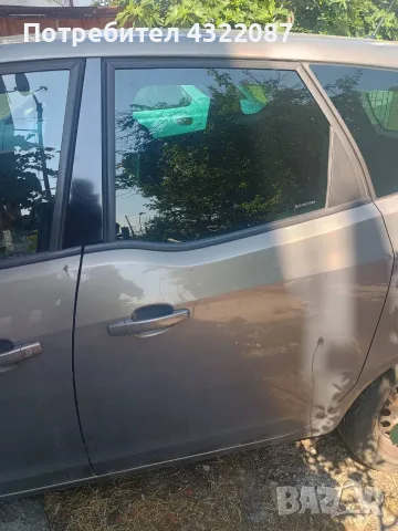 Врати / врата от Мерива Б / Meriva B 1.4 turbo 120к.с 2012г A14NEL , снимка 4 - Части - 55856870