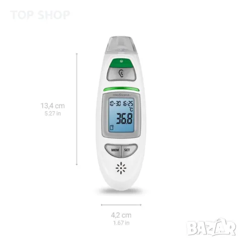 Мултифункционален инфрачервен термометър MEDISANA TM 750, снимка 5 - Уреди за диагностика - 48875430