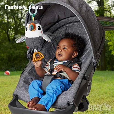 Нова Плюшена сензорна играчка за количка новородени Fisher-Price HNX66, снимка 3 - Плюшени играчки - 42056346