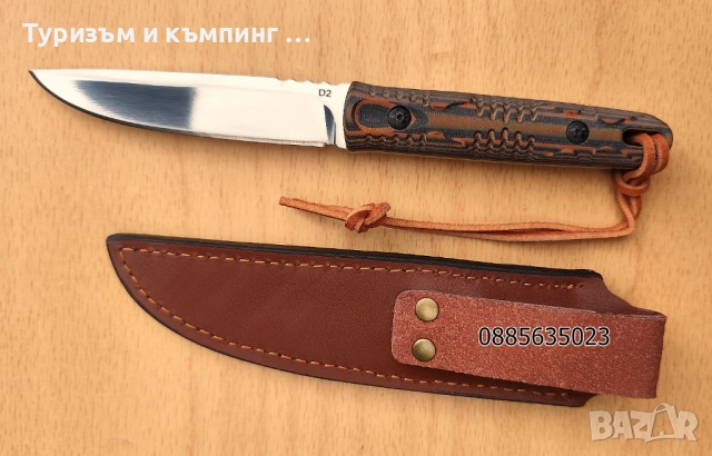 Малък ловен нож / ръчна изработка /, снимка 11 - Ножове - 52189401