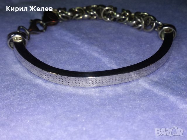 ВЕРСАЧЕ ШАРМАНТНА СРЕБЪРНА ДИЗАЙНЕРСКИ АРТ МОДЕЛ ГРИВНА СРЕБРО 925 МАЙСТОРСКО БУТИКОВО БИЖУ 40568, снимка 13 - Гривни - 42615288