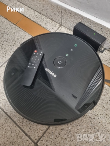 Робот прахосмукачка amXea E37, Wi-Fi, интелигентна памет, 