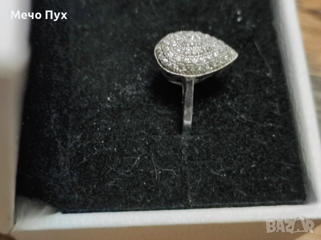 Сребърен пръстен (104), снимка 6 - Пръстени - 39723056