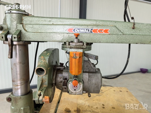 В наличност италианска радиална пендула DEWALT на 1000 мм мотор 3 кв, макс диск 350 мм., снимка 9 - Други машини и части - 50989778