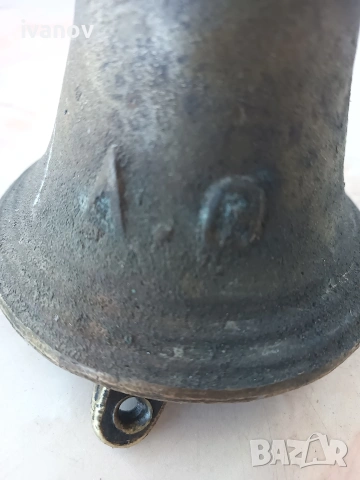 Голяма бронзова камбана, снимка 3 - Антикварни и старинни предмети - 53593370