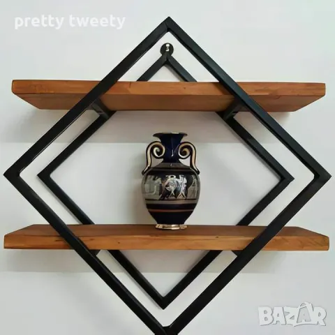 Метална етажерка за окачване на стена по поръчка , снимка 7 - Етажерки - 49322162