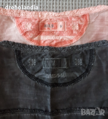 Дамска блуза Nile – М/L  - 2 бр – графит и корал, снимка 2 - Блузи с дълъг ръкав и пуловери - 51811212