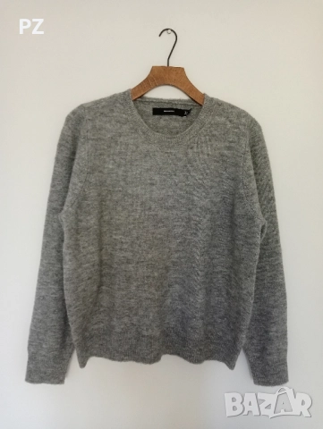 Сив вълнен пуловер Vero moda