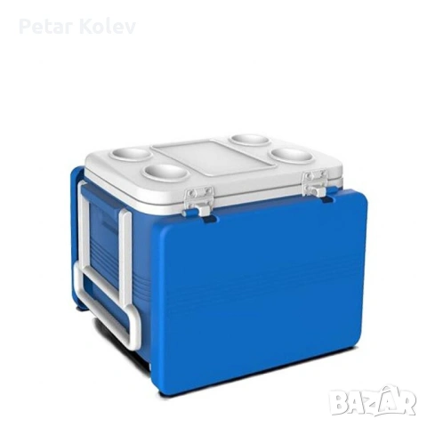 Хладилна кутия Atlantic 45L, пасивна, с табла/с колела, снимка 4 - Хладилни чанти - 53455384