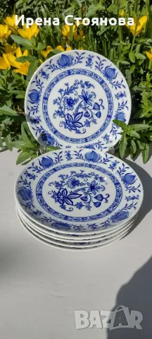 Двойни и тройни сетове, чайник, захарница  Zwiebelmuster, Winterling 1950 г. , снимка 4 - Сервизи - 47320479