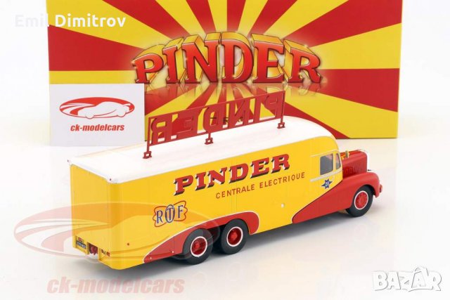 Моделче на цирков камион Bernard 28, в мащаб 1:43, снимка 2 - Колекции - 33484508