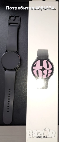 Samsung Galaxy Watch 6 LTE 40mm Graphite – почти нов, гаранция 13 месеца