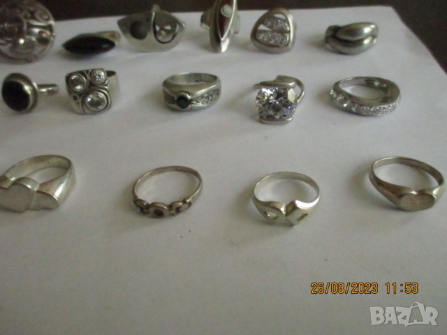 Сребърни пръстени, снимка 6 - Пръстени - 27988220