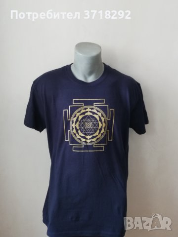 Йога-тениски с Шри Янтра, снимка 6 - Тениски - 40533836