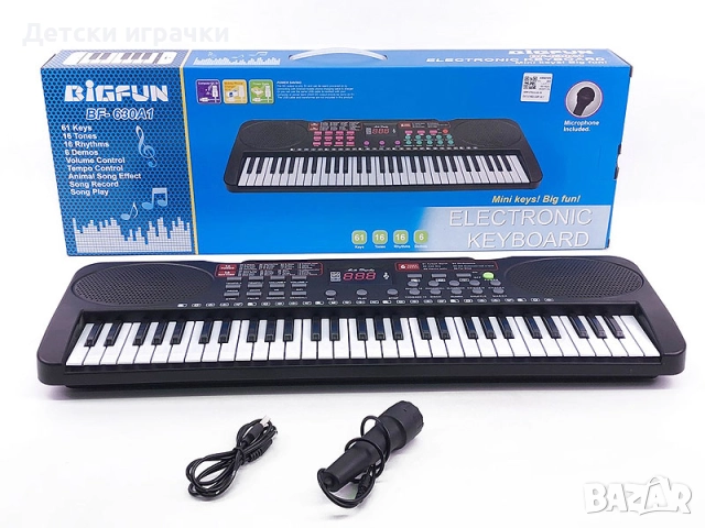 Йоника синтезатор с микрофон 61 клавиша 