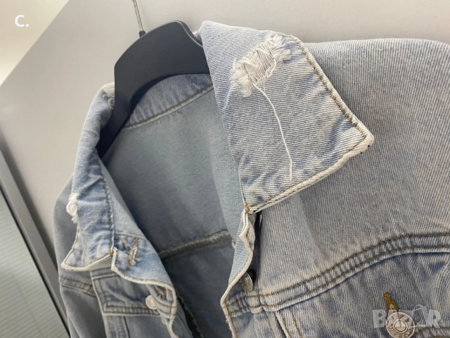 Дамско дънково яке, снимка 3 - Якета - 52893643