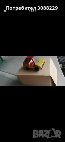 стари руски ламаринени колички от социализма в кутия по 6 броя, налични два цвята жълти и златисти , снимка 4 - Колекции - 49230540