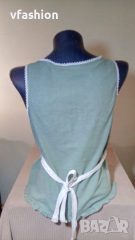 Дамска блуза с плетени елементи, снимка 6 - Корсети, бюстиета, топове - 36316647