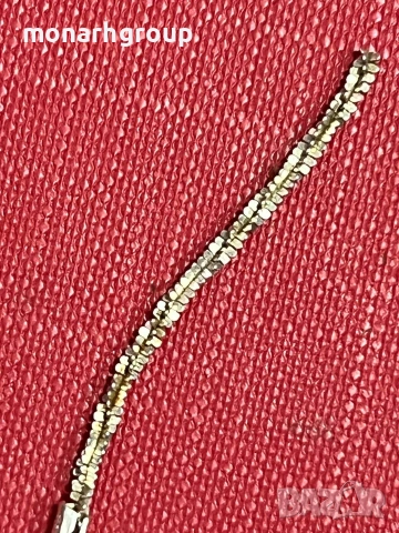 Сребърна гривна /за материал/, снимка 3 - Гривни - 53432752